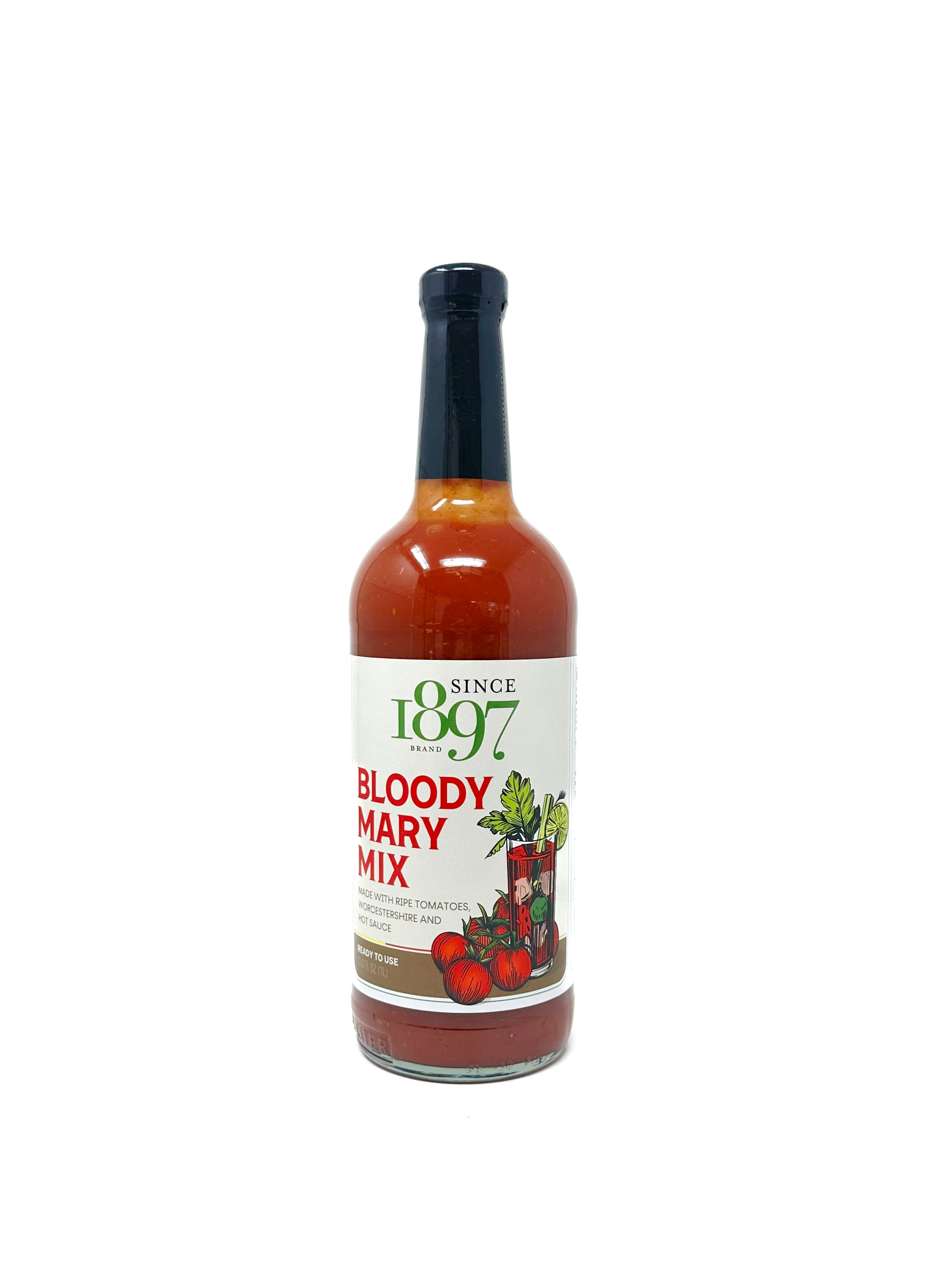 Since 1897 Bloody Mary Mix in a 1 liter glass bottle